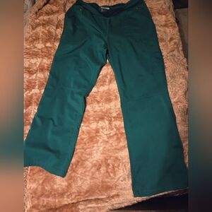 Healing Hands Teal Yoga Pants